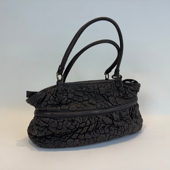 Fendi Large Bubble Leather Chef Shopper Tote Bag, Brown - Picture 9 of 16